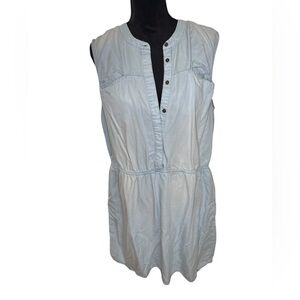 Merona Sky Blue Button-Up Dress